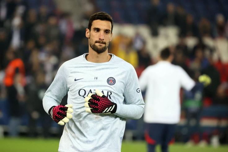 Paris Saint-Germain goalkeeper Sergio Rico.