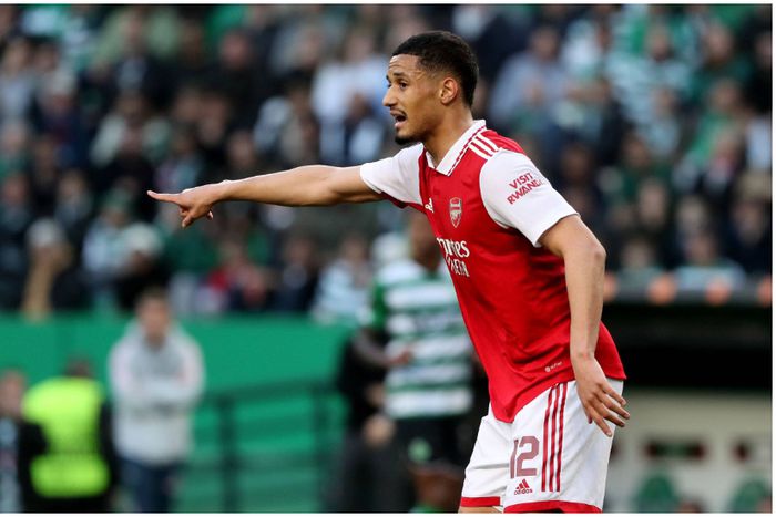 William Saliba has a year left on his current contract at Arsenal.