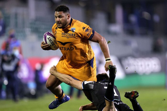 Mohamed Haouas in action during European Rugby Challenge Cup Semi-Final