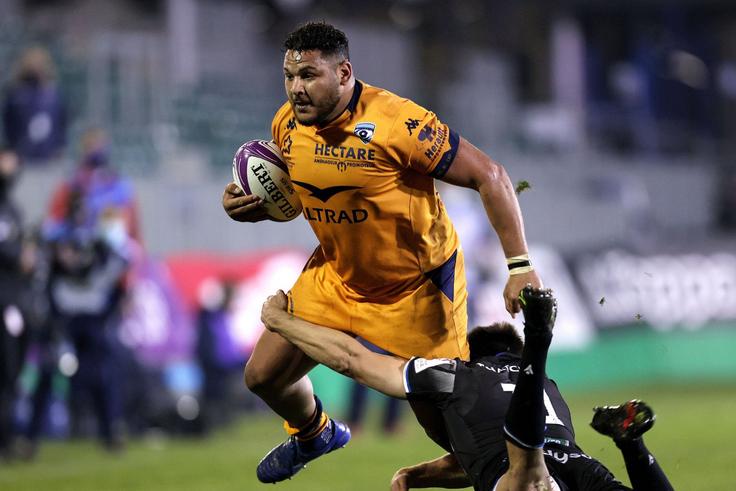 Mohamed Haouas in action during European Rugby Challenge Cup Semi-Final