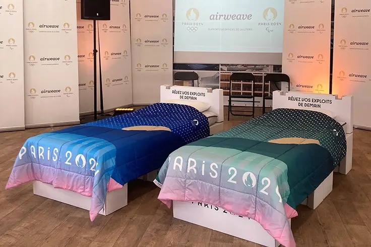 The truth about the 'anti-sex beds' designed by Japanese company for athletes at the Paris 2024 Olympics