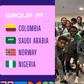 In Group F of the 2025 FIFA U-20 World Cup, the Flying Eagles of Nigeria will face Norway, Colombia, and Saudi Arabia
