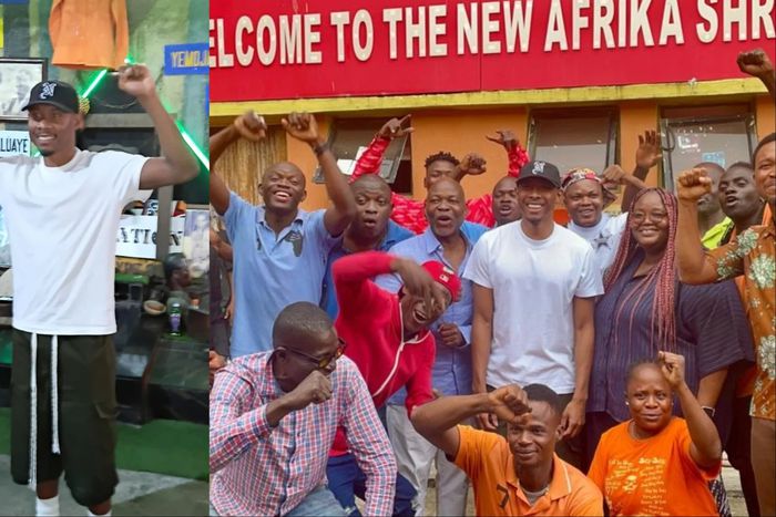 Real Madrid star David Alaba remembers his Nigerian roots with visits to New Afrika Shrine and Oba Elegushi International Market.