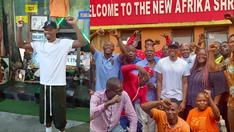 David Alaba in Nigeria: Real Madrid star visits New Afrika Shrine and Oba Elegushi International Market