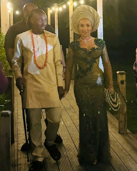 Crystal Palace star, Eberechi Eze traditionally weds his partner Izuthe Mulatto in London (Photos/Video)
