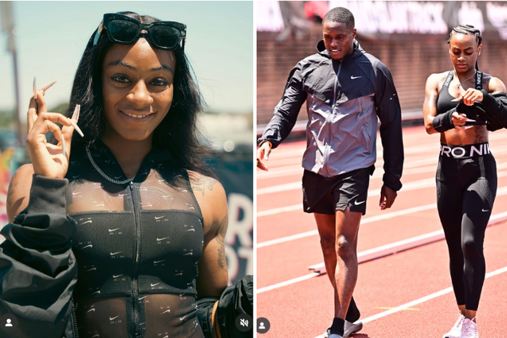 Is Grand Slam Track calling soon? Sha'Carri Richardson spotted in training alongside boyfriend Christian Coleman in Philadelphia