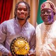 In Lagos, Ademola Lookman met up with President Tinubu to present his African Best award.