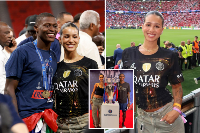 “He deserves everything” — Nuno Mendes’ beautiful girlfriend Thalyta Silva reacts after UCL double