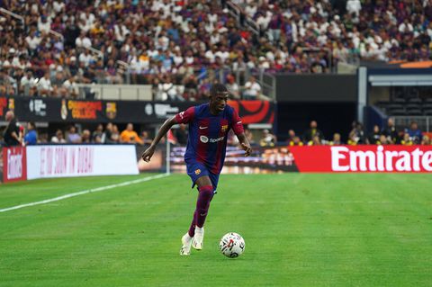 Dembele in action for Barcelona- Phot Credit || Imago