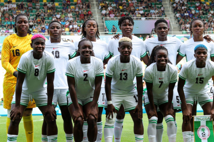 Nigeria during the Paris Olympics 2024 Women s Group C match between Japan and Nigeria at Stade de la Beaujoire on July 31, 2024 in Nantes, France. Photo by: Justina Aniefiok