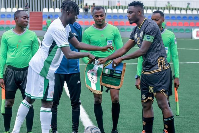 Super Eagles of Nigeria Team B play 2-2 draw with Zanzibar in Pre-CHAN Friendly (Photo Credit - Official54fx)