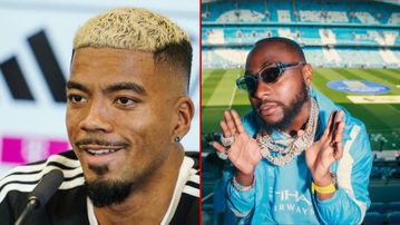 German defender sings Davido's 'FALL', names favourite Nigerian artistes