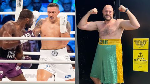 Tyson Fury mocks Oleksandr Usyk for controversial low-blow victory against Daniel Dubois