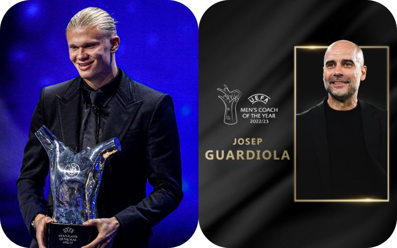 Erling Haaland wins UEFA Men's Player of the Year award