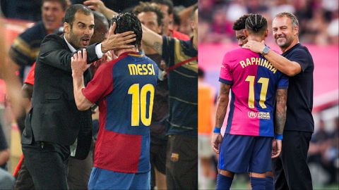 Hansi Flick like Pep - Barcelona fans dream of treble after 7-0 dismantling Valladolid