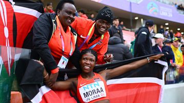 Mary Moraa's cousin lives up to the promise as she delivers gold for Kenya at World U20 Championships