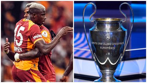UCL: Nigerian striker Osimhen puts on brave face after Galatasaray drawn against European giants in mission impossible