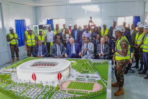 FIFA President Gianni Infantino Left Impressed By Talanta Sports City Progression ahead of AFCON 2027 [VIDEO]