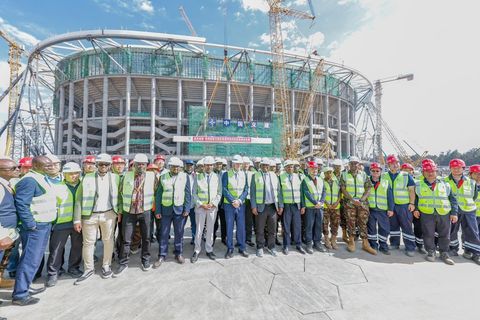 FIFA President Gianni Infantino Left Impressed By Talanta Sports City Progression ahead of AFCON 2027 [VIDEO]