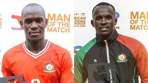 Alpha Onyango, Ryan Ogam And All Man of the Match Award Winners at CHAN 2024