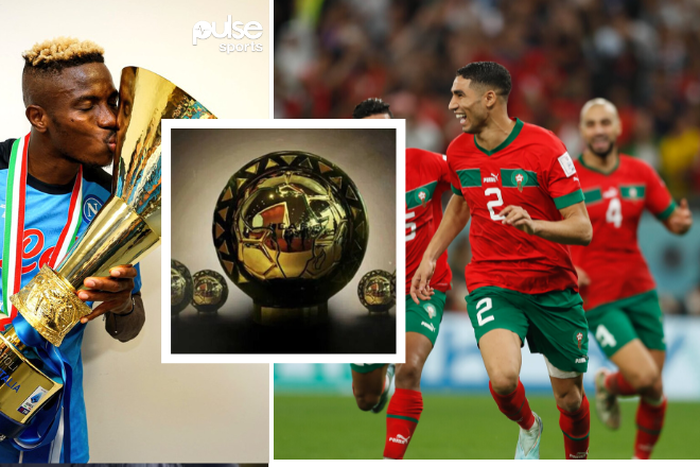 Osimhen is in competition with Hakimi and Bonou for African best || Image credit: Imago/Soar Super Eagles(X)