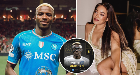 Proud of you always - Victor Osimhen's girlfriend in awe of Super Eagles star after 8th place finish in Ballon d'Or