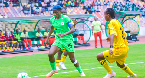 Super Falcons survive poor pitch conditions to hammer Ethiopia in crucial Olympic qualifier