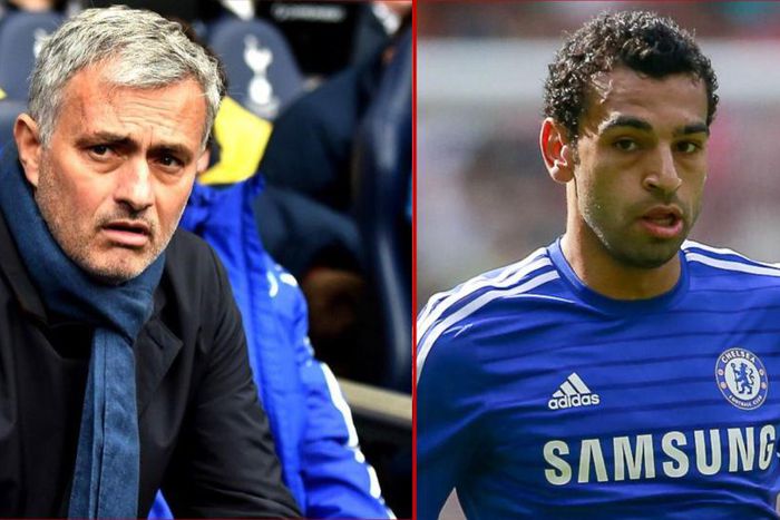 Former Chelsea boss Jose Mourinho and Mohamed Salah || Image credit Getty