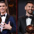 Cristiano Ronaldo has won the Ballon d'Or 5 times while Lionel Messi has now won the award 8 times. || Image credit: Getty/Pulse Sports collage