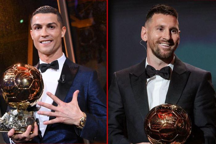 Cristiano Ronaldo has won the Ballon d'Or 5 times while Lionel Messi has now won the award 8 times. || Image credit: Getty/Pulse Sports collage