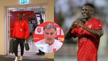 Michael Olunga: Al Duhail coach sweating over imminent departure of Harambee Stars captain