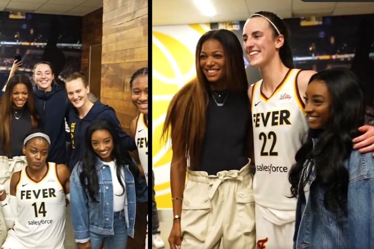 ‘We were hiding’ - Gabby Thomas reveals how she teamed up with Simone Biles to surprise WNBA star