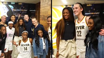 ‘We were hiding’ - Gabby Thomas reveals how she teamed up with Simone Biles to surprise WNBA star