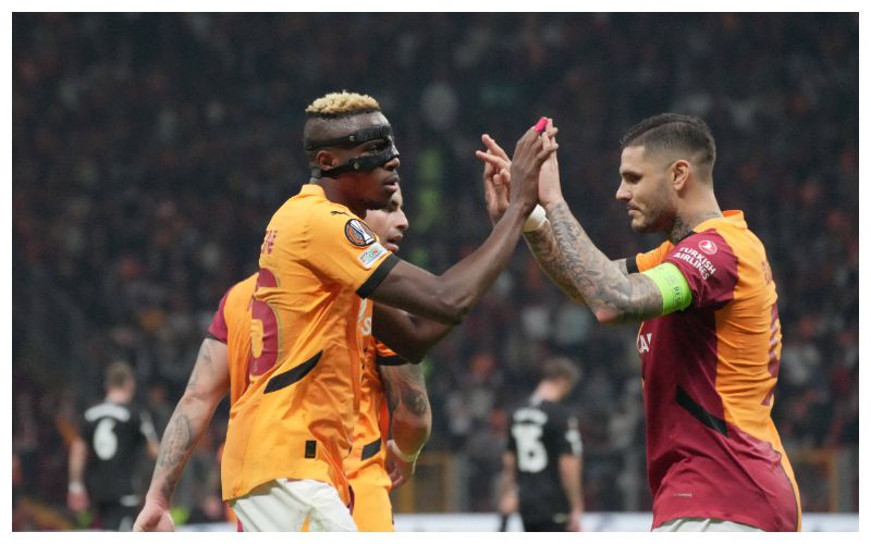 ‘They are great’ – Ex-Galatasaray President hails duo Osimhen and Icardi but claims title race is not over