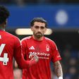 Nottingham Forest stars Ola Aina and Jota Silva | Imago