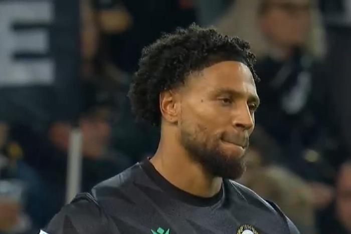 Maduka Okoye looked dejected after one of the goals he conceded.