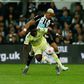 Newcastle United v Arsenal - Premier League Joelinton of Newcastle United and Bukayo Saka of Arsenal in action during the Premier League match between Newcastle United and Arsenal at St. James s Park