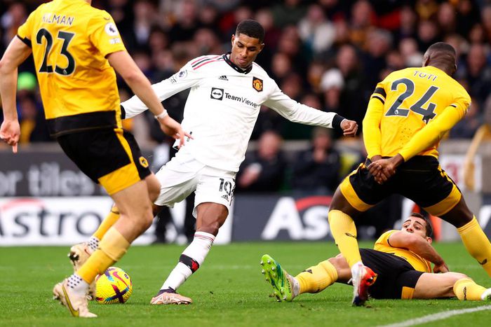 Marcus Rashford came off the bench for Manchester United against Wolves to secure all three points