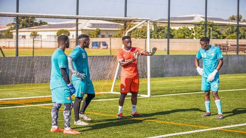 Harambee Stars goalkeeper Byrne Odhiambo hails Arnold Origi's impact as Francis Kimanzi's charges gear up for Mapinduzi Cup