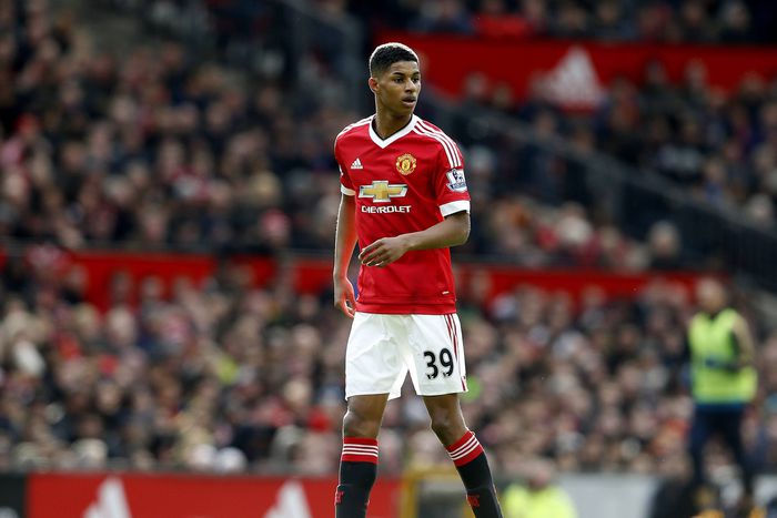 Marcus Rashford for Manchester United (Credit: Imago)