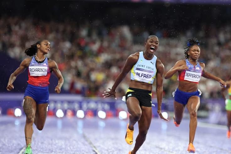 Julien Alfred on how her primary school librarian opened the doors for her journey toward Olympic 100m success