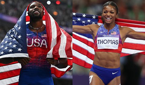 Gabby Thomas surprises Noah Lyles & Jamaican fiance Junelle Bromfield with thoughtful festive gift