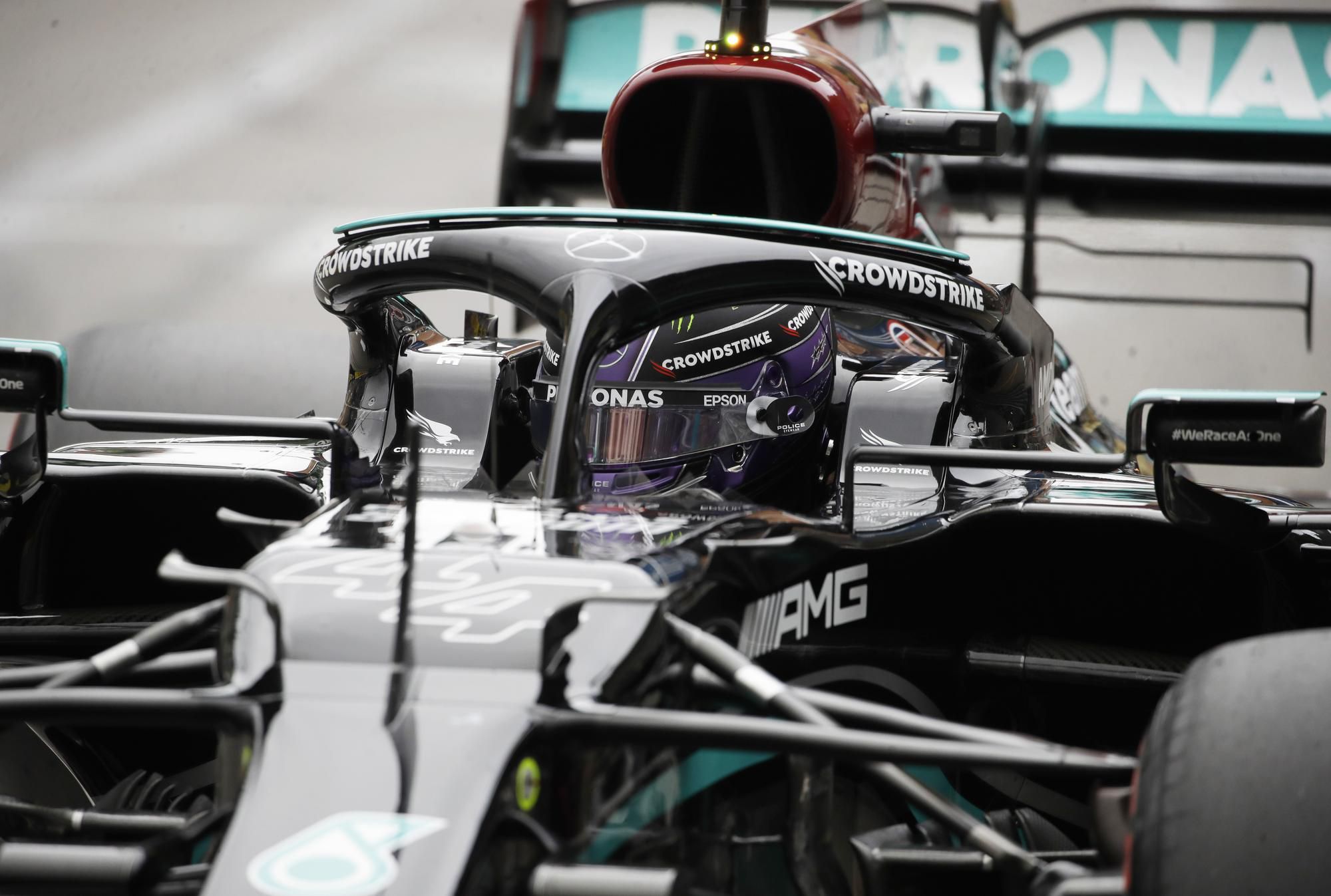 Lewis Hamilton na Veľkej cene Monaka 2021.