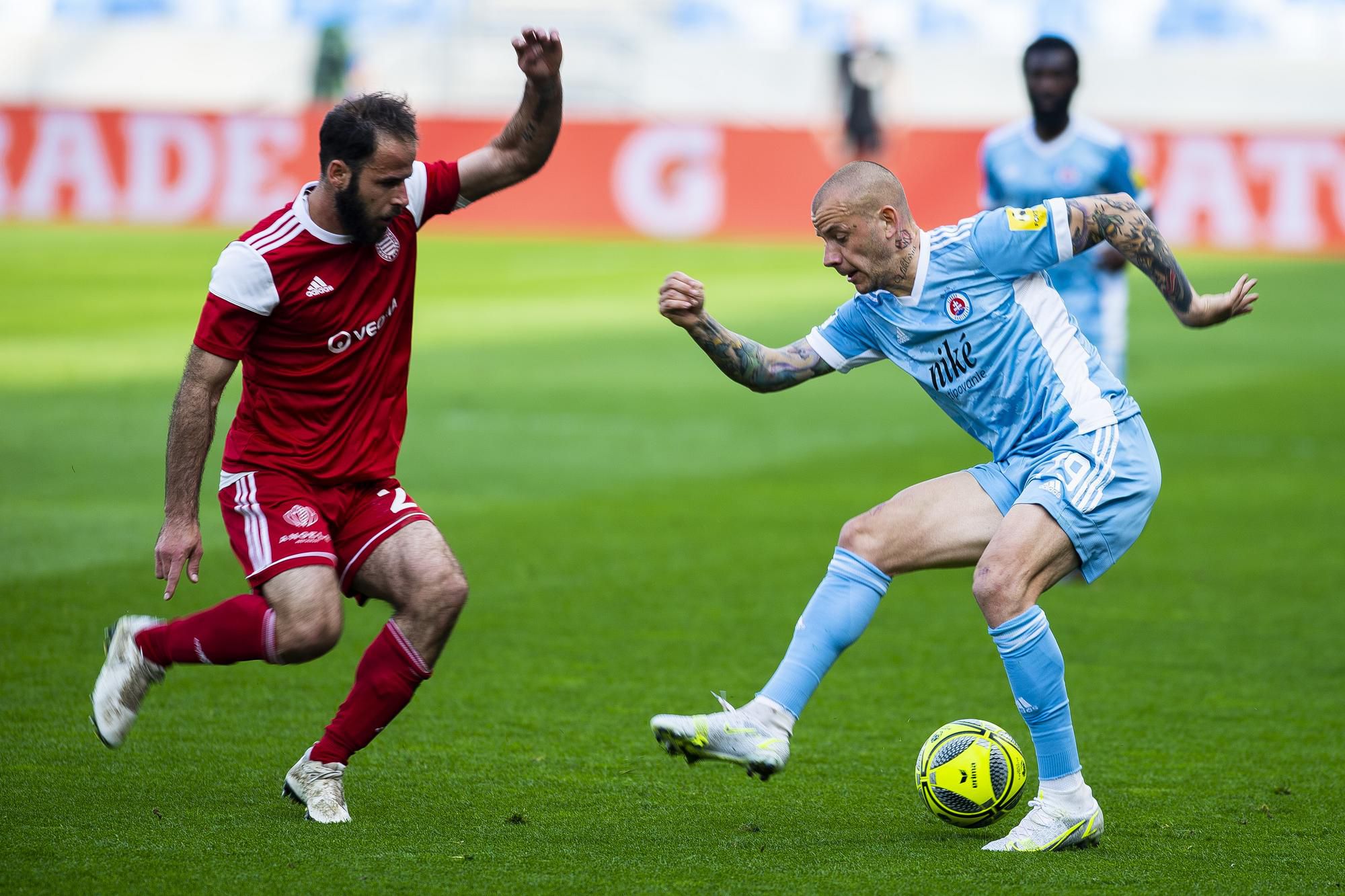 ŠK Slovan Bratislava - FK Dukla Banská Bystrica (Lukáš Migaľa, Vladimír Weiss)