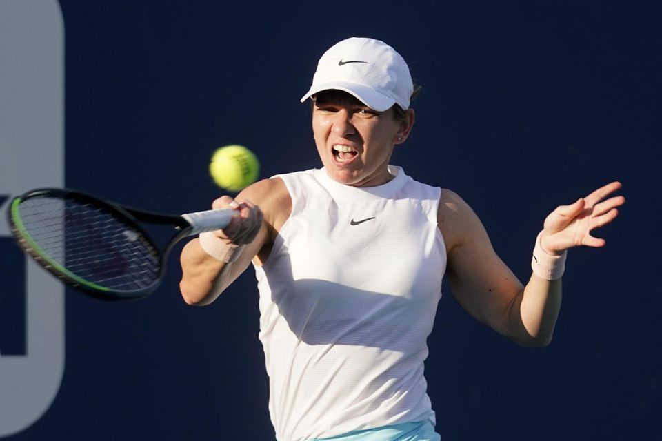 Simona Halepová na turnaja WTA v Miami