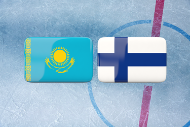 Kazachstan - Fínsko (MS v hokeji 2021)