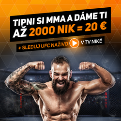 Hviezdny MMA víkend v Niké: Sledujte UFC naživo a získajte až 2000 nikov!