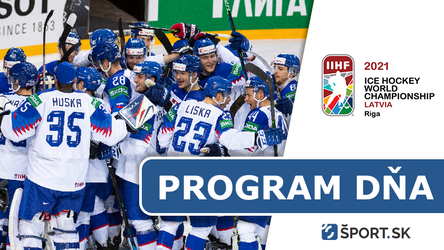 MS v hokeji 2021: Program dňa - sobota 29. máj - dnes hrá Slovensko