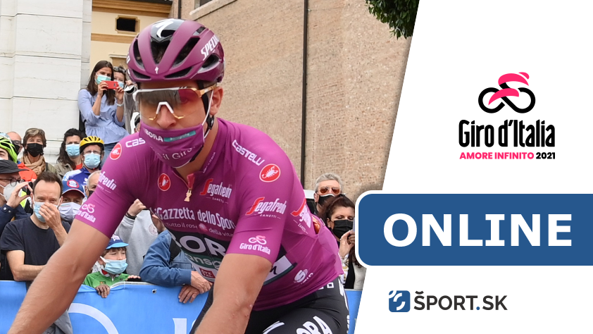 ONLINE: 15. etapa Giro d'Italia 2021
