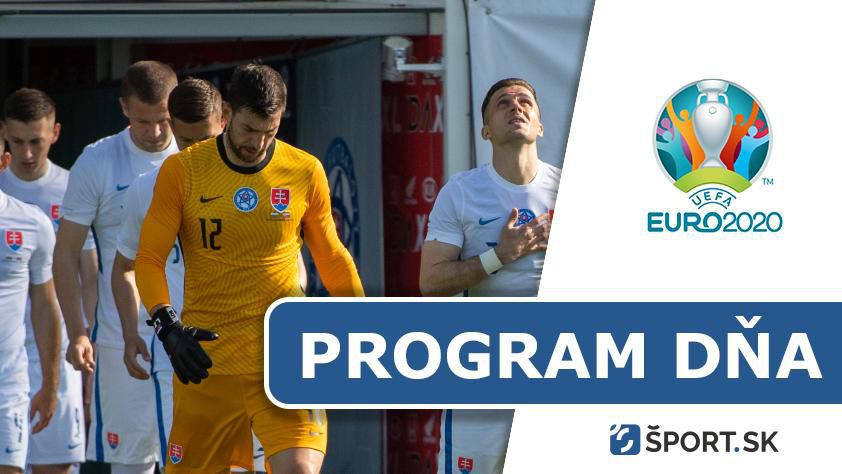 EURO 2020: Program dňa - pondelok 14. júna - dnes hrá Slovensko